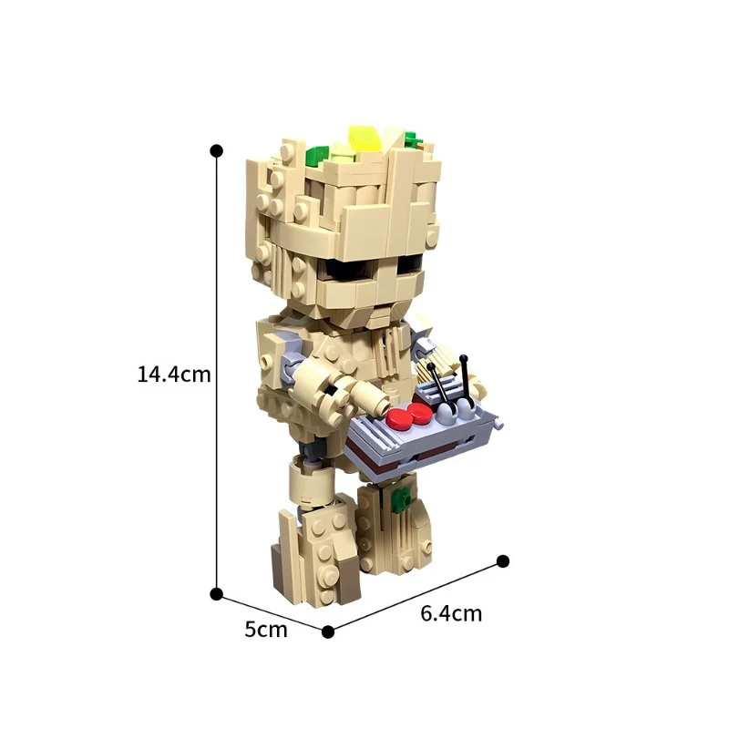 (Gobricks version) 286pcs MOC-170178 BABY GROOT - Image 3