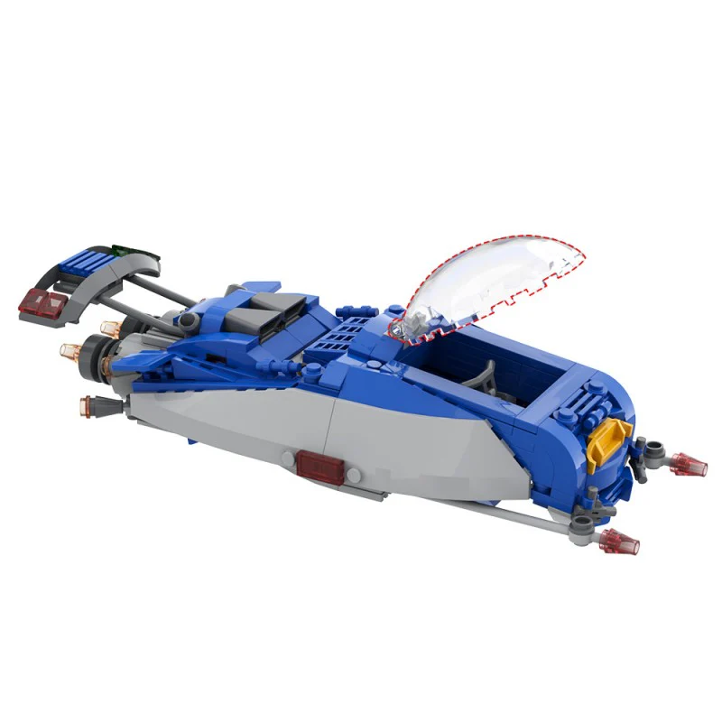 (Gobricks version) 286pcs MOC MIS010_Classic_Space - Image 4