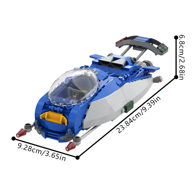 (Gobricks version) 286pcs MOC MIS010_Classic_Space - Image 7