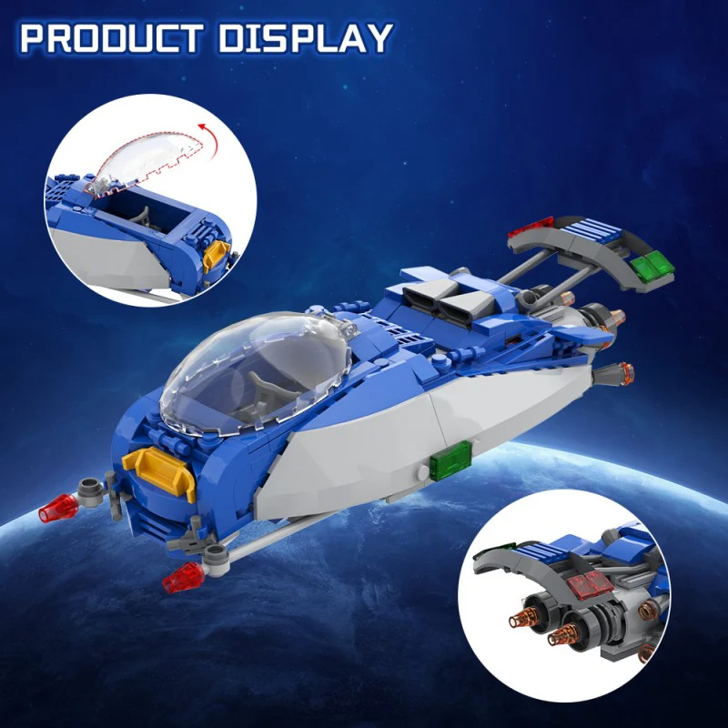(Gobricks version) 286pcs MOC MIS010_Classic_Space - Image 8