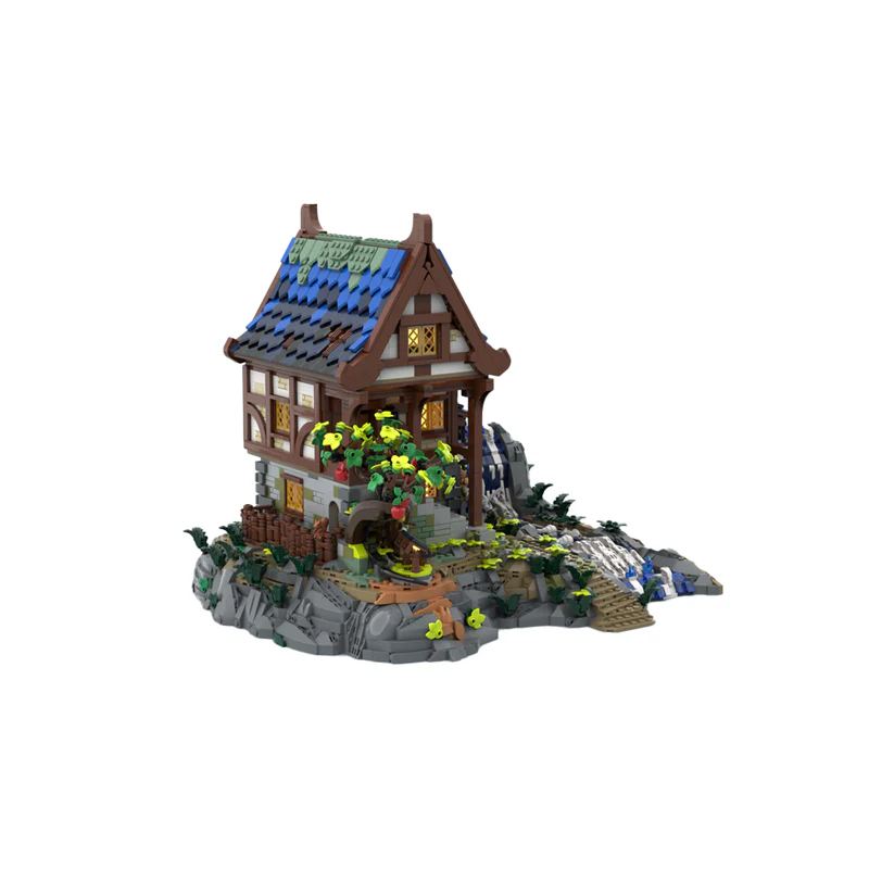 (Gobricks version) 2895pcs MOC-186959 Medieval Blacksmith (BASE UPGRADE) - Image 3