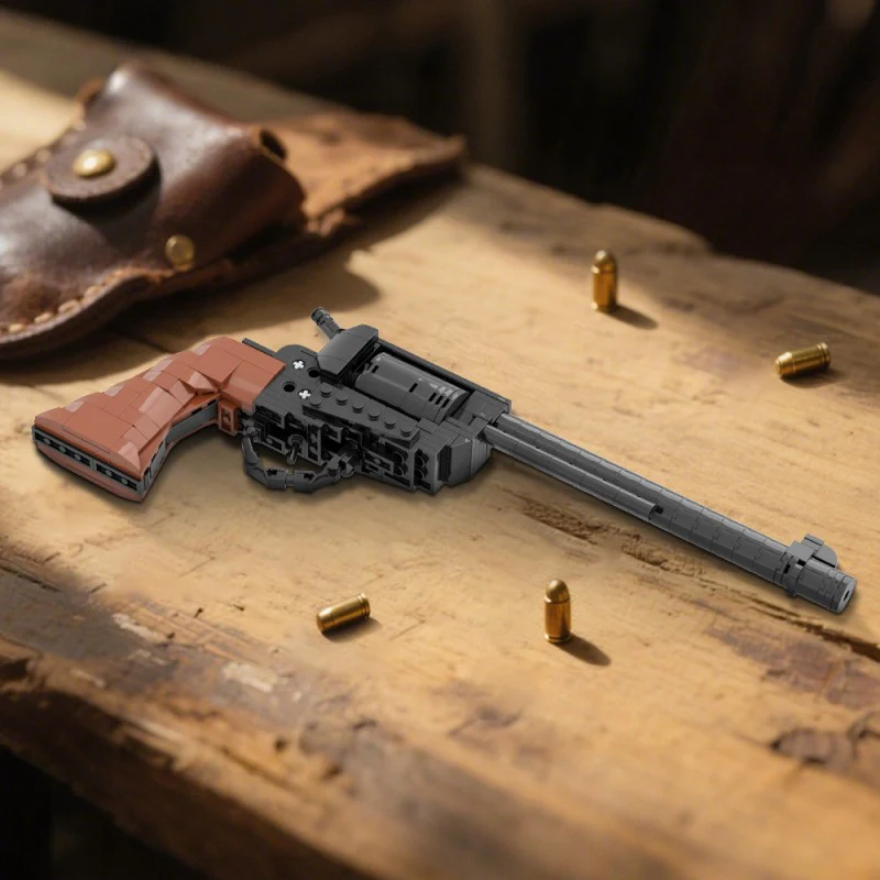(Gobricks version) 291pcs MOC-223261 Colt SAA Model 1873 Cavalry Revolver - Image 14