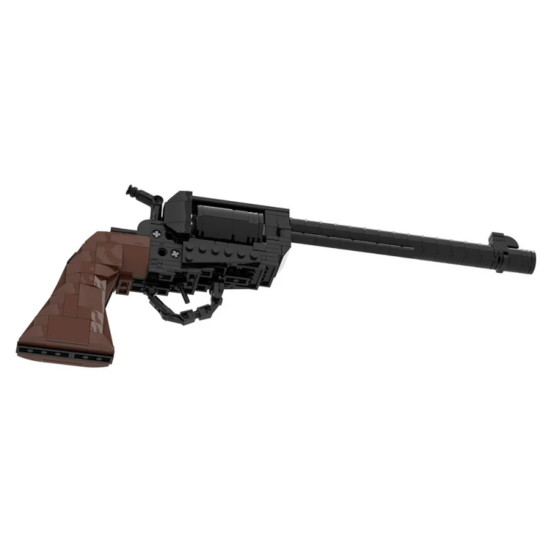 (Gobricks version) 291pcs MOC-223261 Colt SAA Model 1873 Cavalry Revolver - Image 3