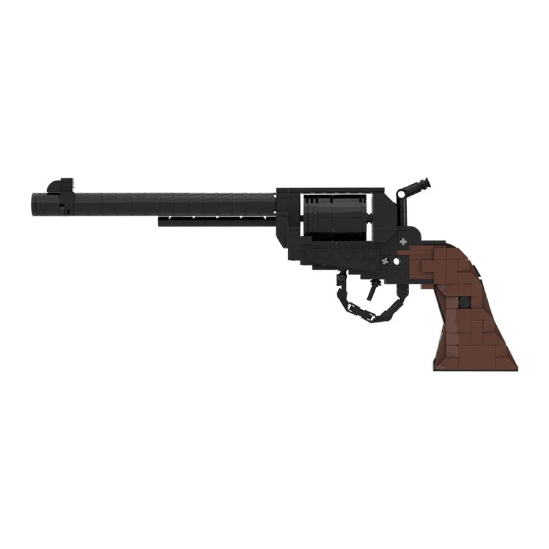(Gobricks version) 291pcs MOC-223261 Colt SAA Model 1873 Cavalry Revolver - Image 4