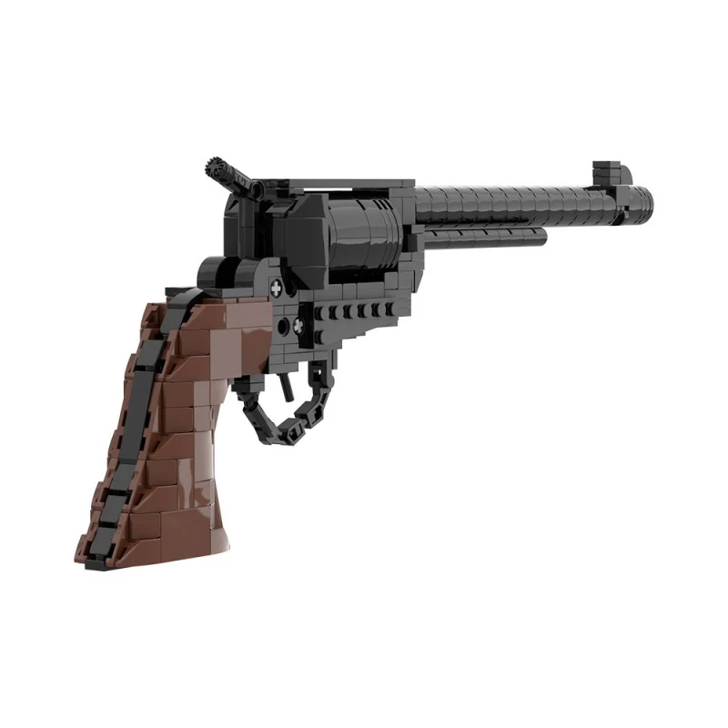 (Gobricks version) 291pcs MOC-223261 Colt SAA Model 1873 Cavalry Revolver - Image 5