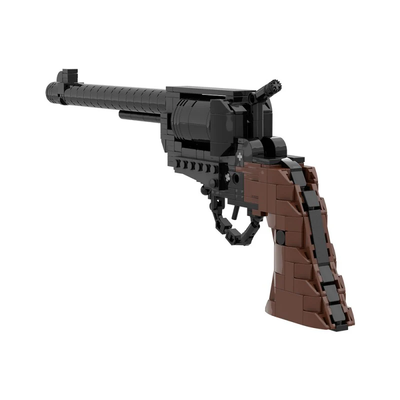 (Gobricks version) 291pcs MOC-223261 Colt SAA Model 1873 Cavalry Revolver - Image 7