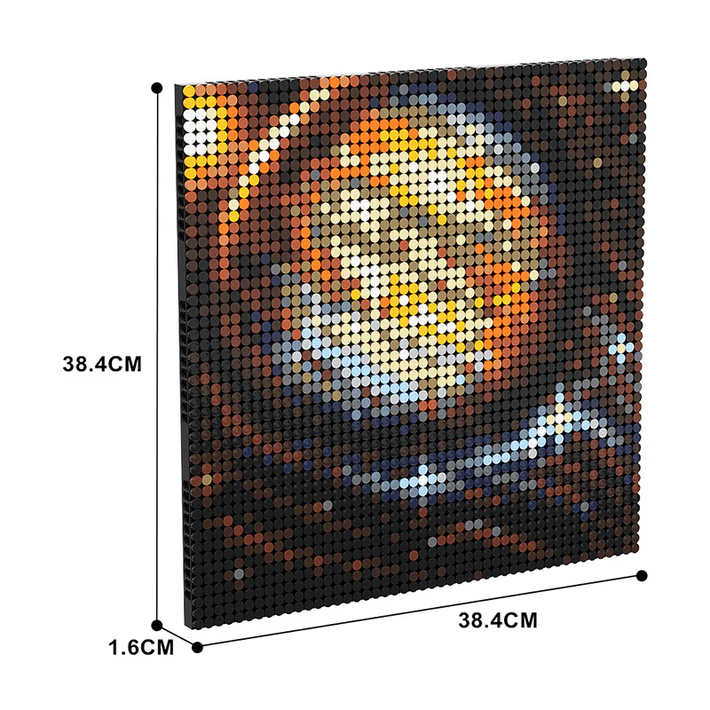 (Gobricks version) 2930pcs MOC Space Canvas Night Sky LEGO Compatible - Image 4