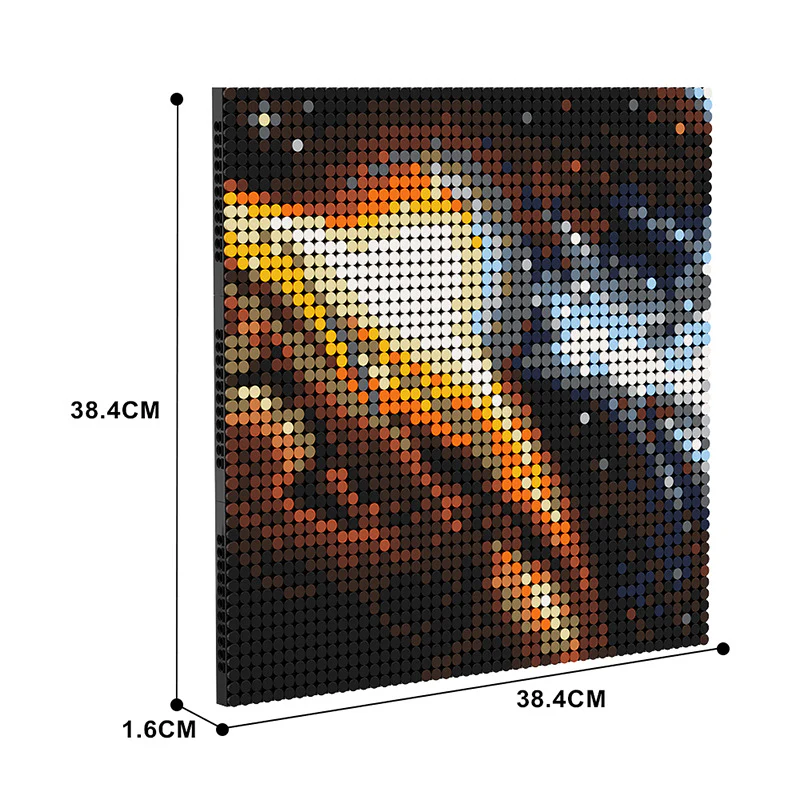(Gobricks version) 2930pcs MOC Space Canvas Night Sky LEGO Compatible - Image 5