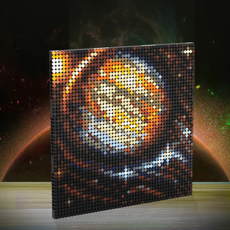 (Gobricks version) 2930pcs MOC Space Canvas Night Sky LEGO Compatible - Image 6