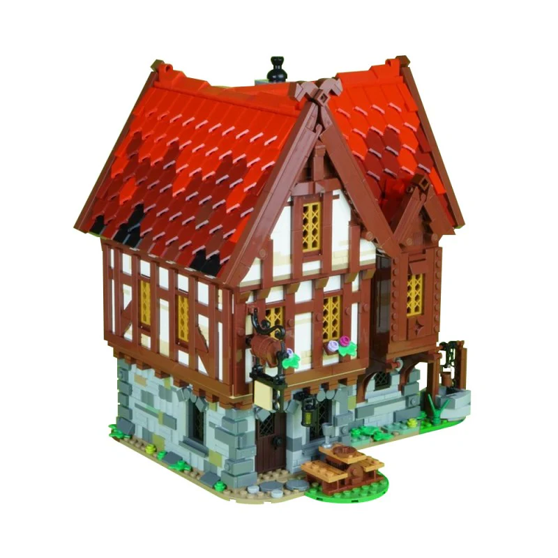 (Gobricks version) 2960pcs MOC-72838 Medieval Tavern - Image 3