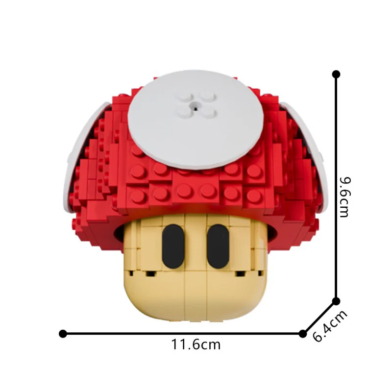 (Gobricks version) 299pcs MOC-215631 Mario Mushroom - Image 2