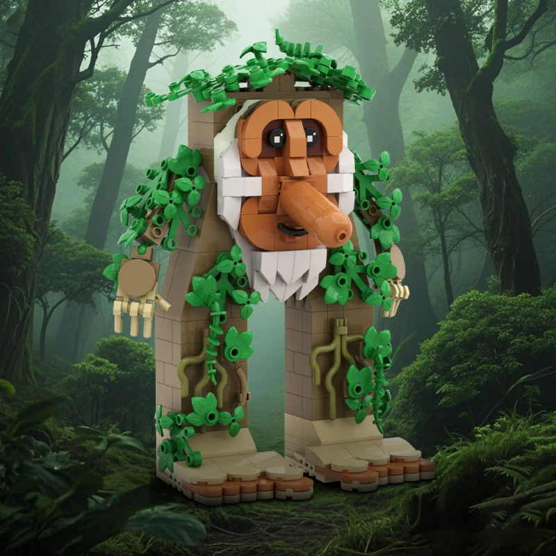 (Gobricks version) 299pcs MOC AI Brain Decaying Animals-Long Nose - Image 9