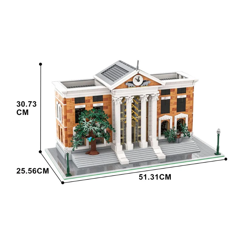 (Gobricks version) 3003 pcs MOC-138800 Modular Back to the Future Courthouse Mall (2015) - Image 4
