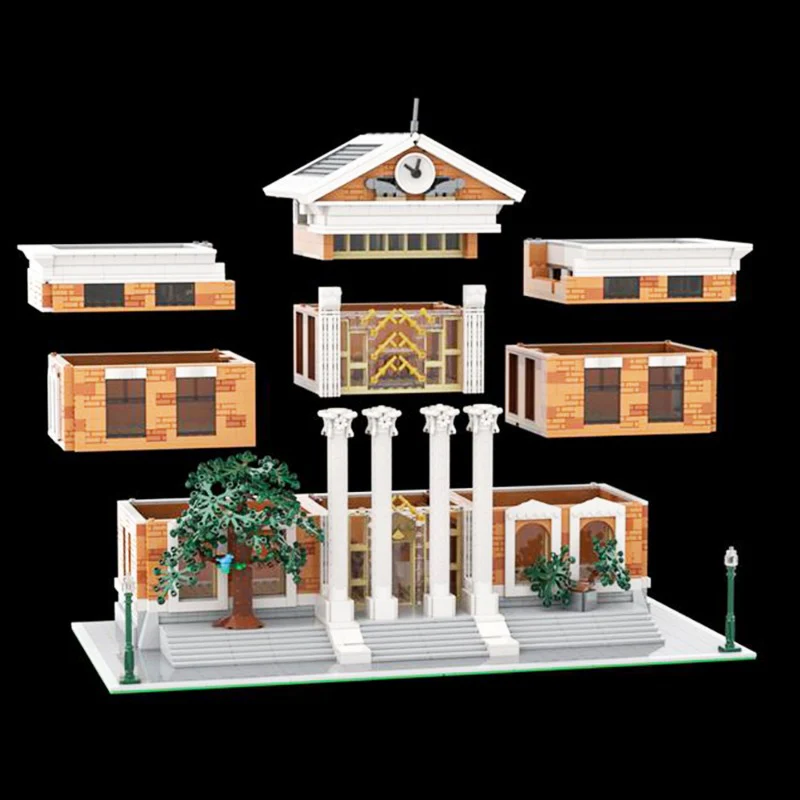 (Gobricks version) 3003 pcs MOC-138800 Modular Back to the Future Courthouse Mall (2015) - Image 6