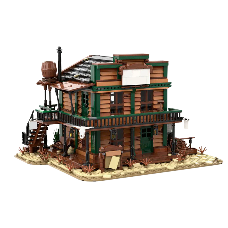 (Gobricks version) 3035PCS MOC-151938 Sheriff's Office - Wild West - Image 3