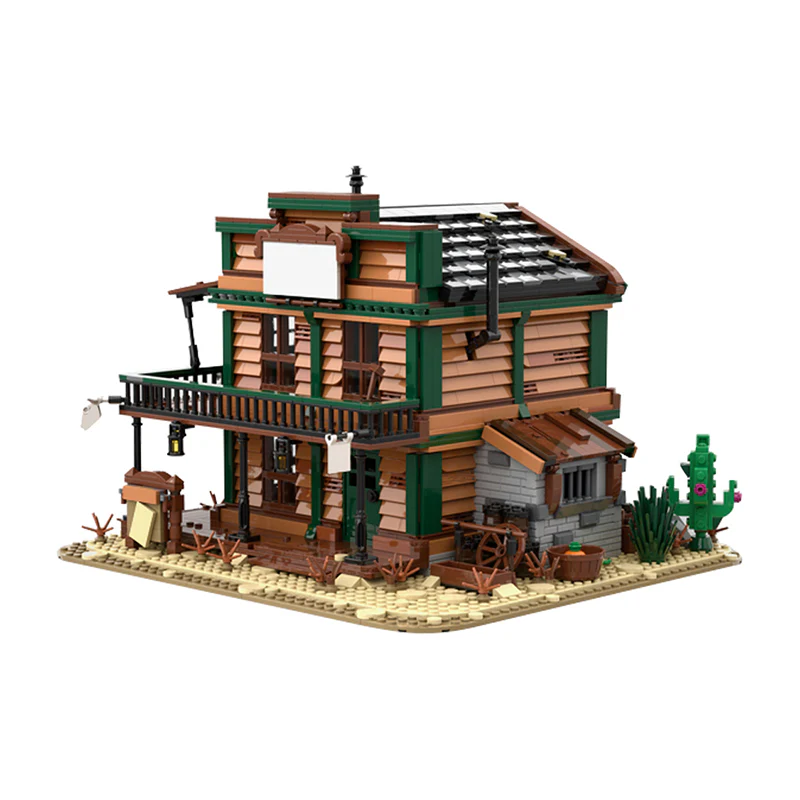 (Gobricks version) 3035PCS MOC-151938 Sheriff's Office - Wild West - Image 4