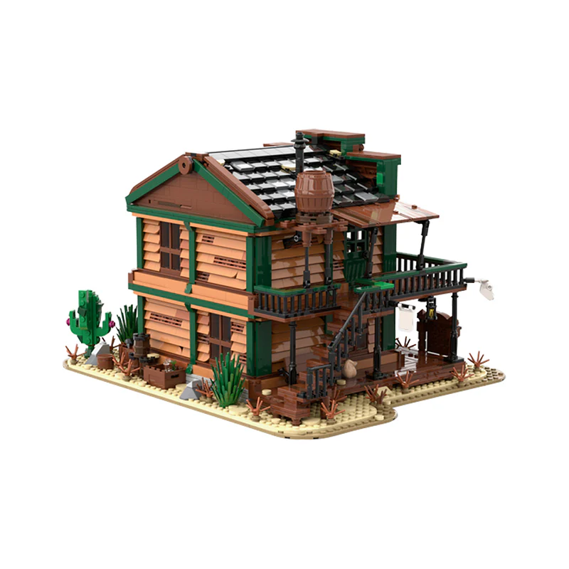 (Gobricks version) 3035PCS MOC-151938 Sheriff's Office - Wild West - Image 5
