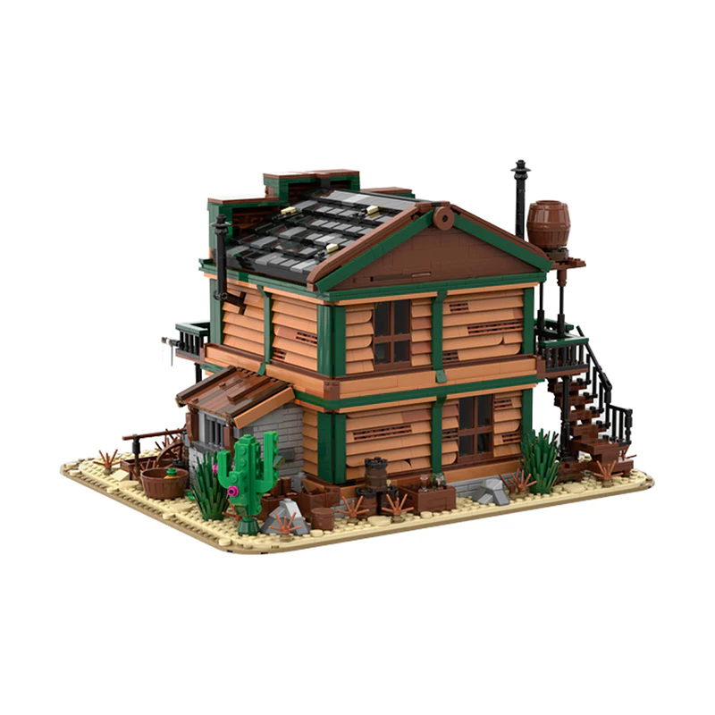 (Gobricks version) 3035PCS MOC-151938 Sheriff's Office - Wild West - Image 6
