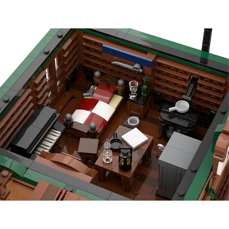 (Gobricks version) 3035PCS MOC-151938 Sheriff's Office - Wild West - Image 8
