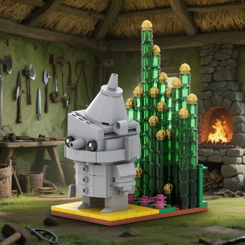 (Gobricks version) 303pcs MOC The Wizard of Oz - Tin Woodman - Image 10