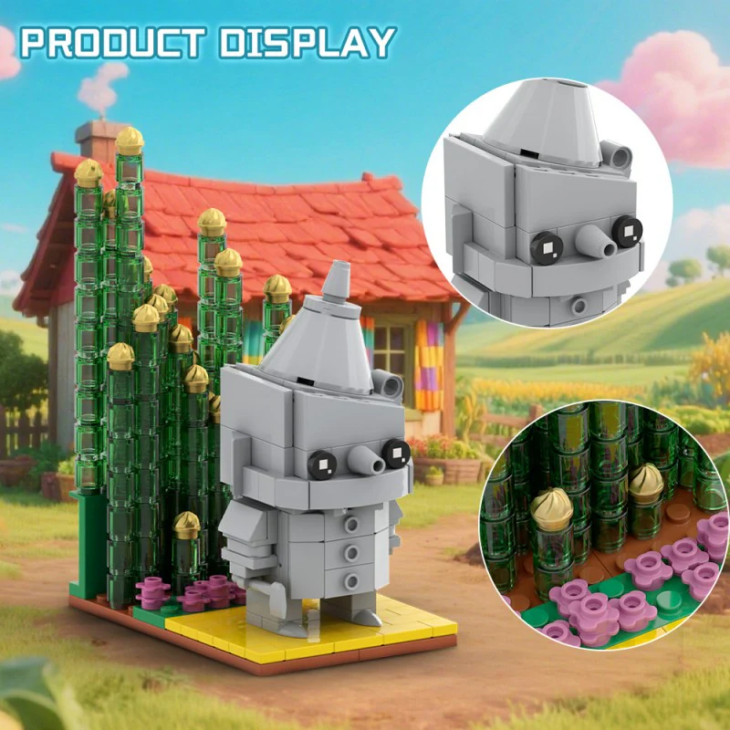 (Gobricks version) 303pcs MOC The Wizard of Oz - Tin Woodman - Image 8