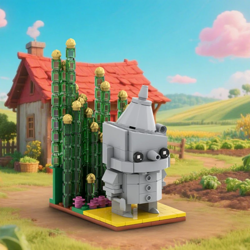 (Gobricks version) 303pcs MOC The Wizard of Oz - Tin Woodman - Image 9