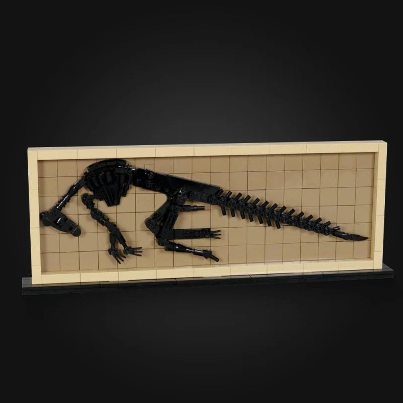 (Gobricks version) 306pcs MOC-209384 Hadrosaur Fossil - Image 10