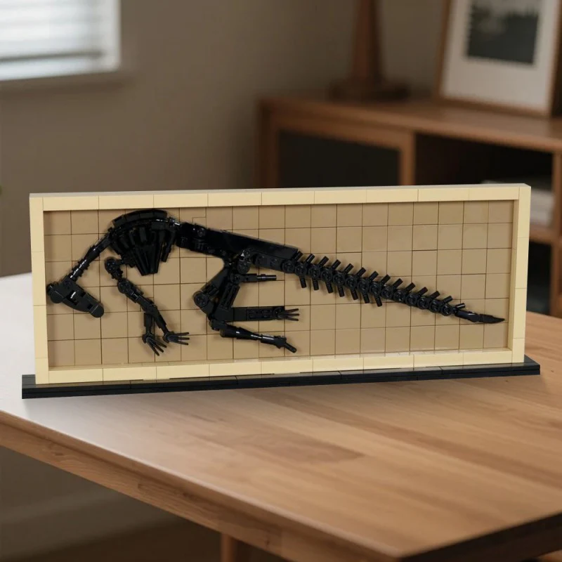 (Gobricks version) 306pcs MOC-209384 Hadrosaur Fossil - Image 8