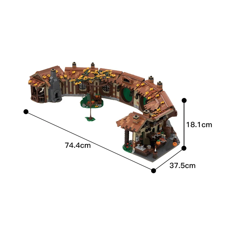 (Gobricks version) 3075PCS MOC-172200 The Green Dragon Inn - Image 3