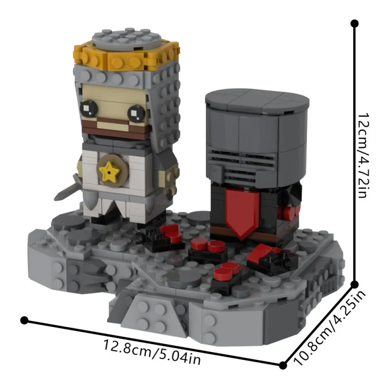 (Gobricks version) 311pcs MOC-222706 MP - Black Knight Duel - Image 4