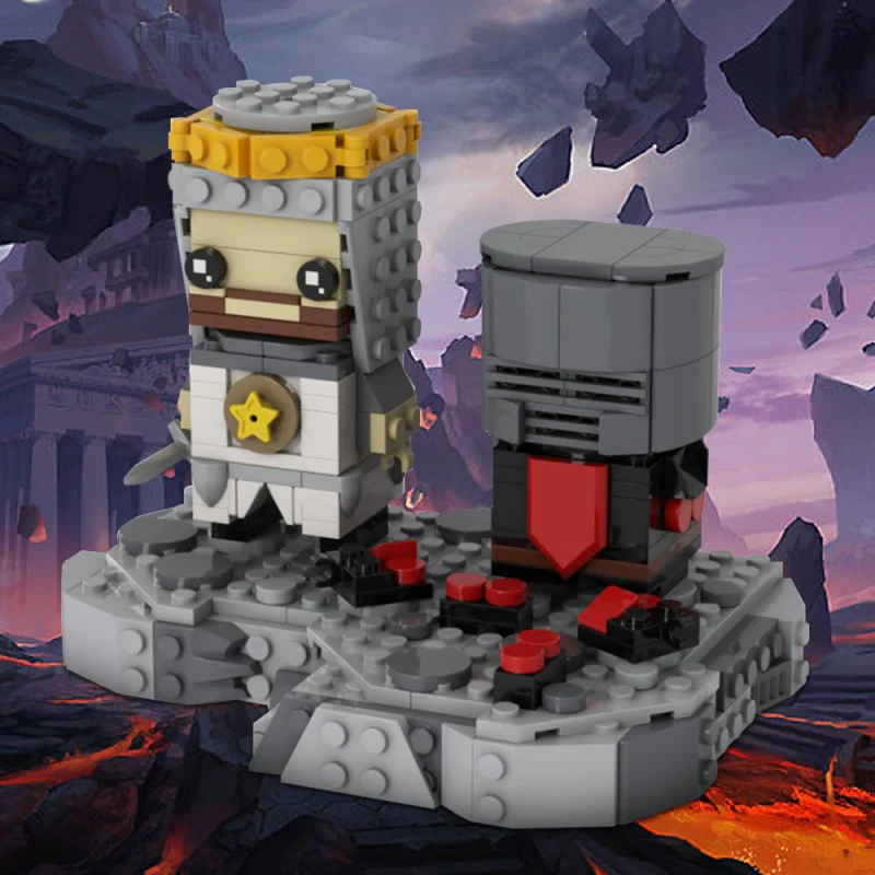 (Gobricks version) 311pcs MOC-222706 MP - Black Knight Duel - Image 5