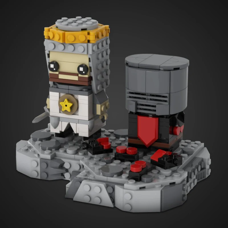 (Gobricks version) 311pcs MOC-222706 MP - Black Knight Duel - Image 7