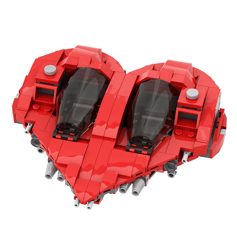 (Gobricks version) 316pcs MOC-146806 Herz-class split/tandem interceptor - Image 2
