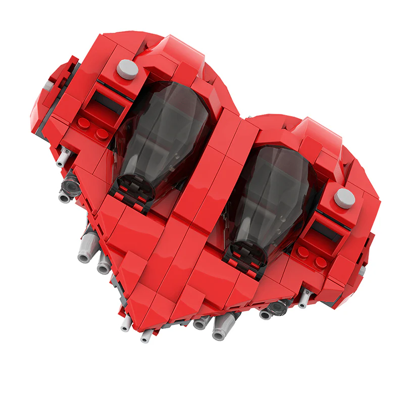 (Gobricks version) 316pcs MOC-146806 Herz-class split/tandem interceptor - Image 3