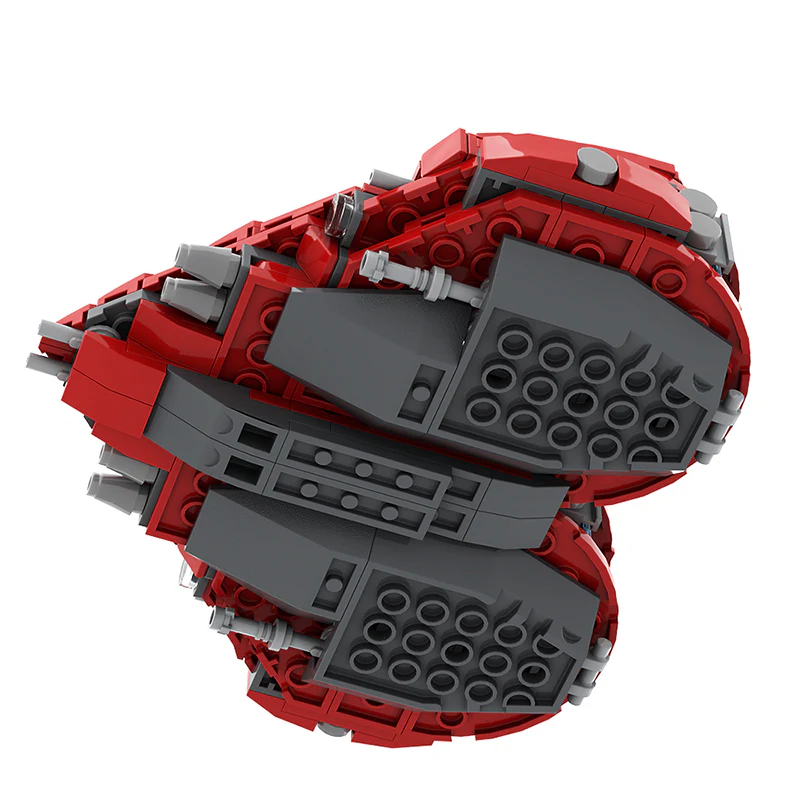 (Gobricks version) 316pcs MOC-146806 Herz-class split/tandem interceptor - Image 6