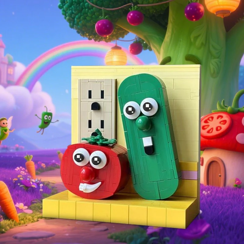 (Gobricks version) 320pcs MOC-222266 VeggieTales Bob & Larry - Image 6