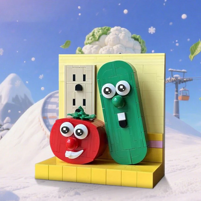 (Gobricks version) 320pcs MOC-222266 VeggieTales Bob & Larry - Image 7
