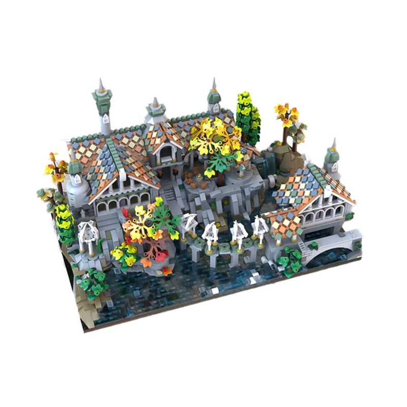 (Gobricks version) 3268pcs MOC-182098 Rivendell - Image 4