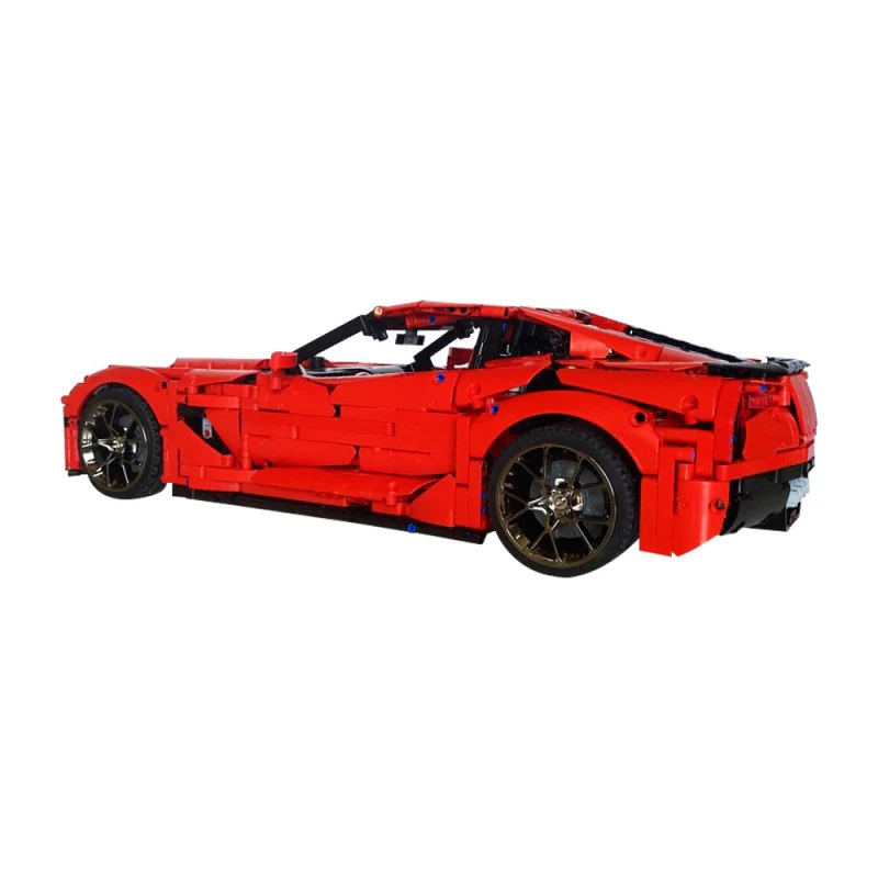 (Gobricks version) 3296pcs MOC-188766 1:8 Chevrolet Corvette C7 - Image 3