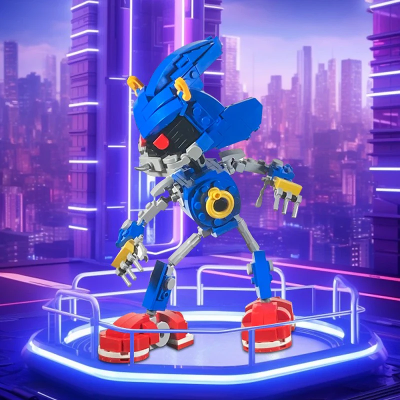 (Gobricks version) 332pcs MOC-220049 Metal Sonic - Image 10