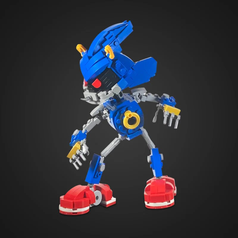 (Gobricks version) 332pcs MOC-220049 Metal Sonic - Image 11