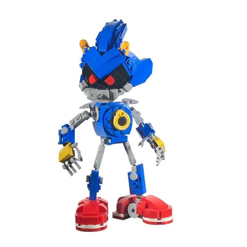 (Gobricks version) 332pcs MOC-220049 Metal Sonic - Image 3