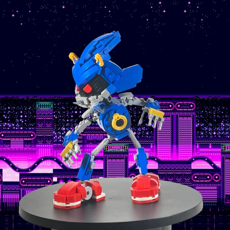 (Gobricks version) 332pcs MOC-220049 Metal Sonic - Image 6
