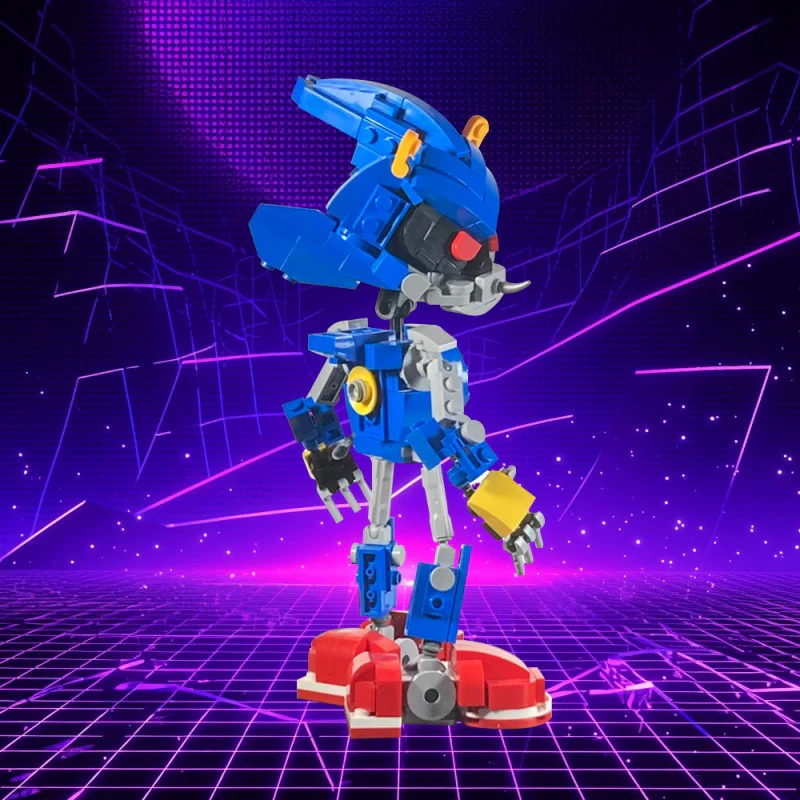 (Gobricks version) 332pcs MOC-220049 Metal Sonic - Image 7