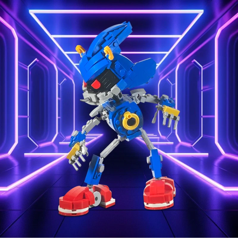 (Gobricks version) 332pcs MOC-220049 Metal Sonic - Image 8