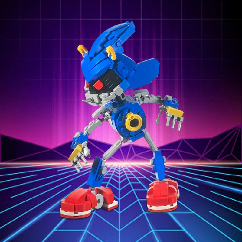 (Gobricks version) 332pcs MOC-220049 Metal Sonic - Image 9