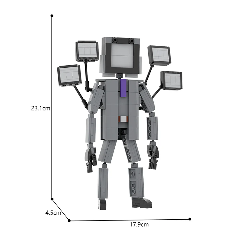 333pcs Skibidi Toilet（Large TV Man） - Image 2