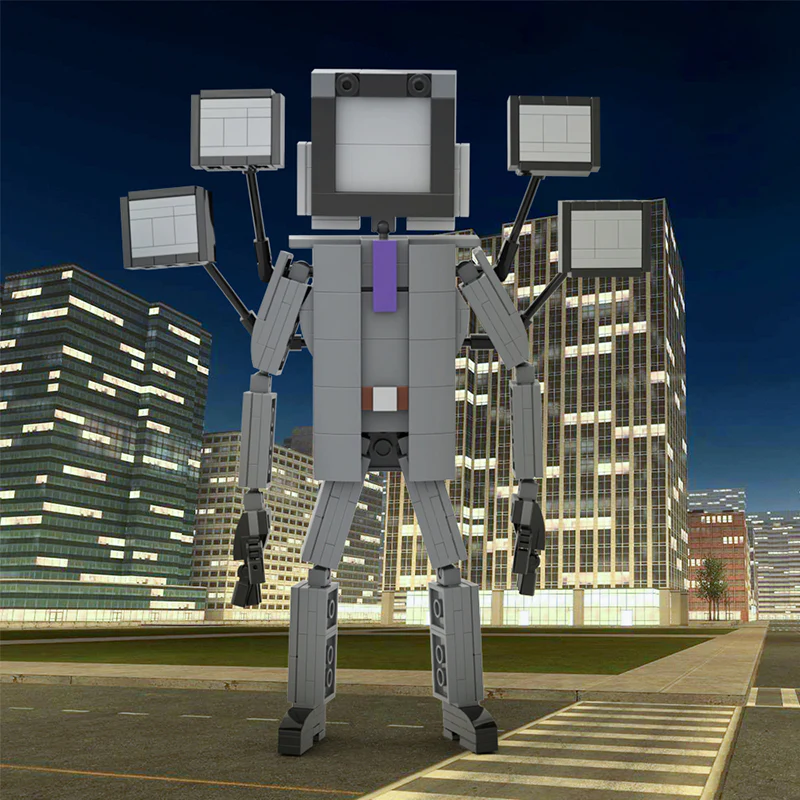 333pcs Skibidi Toilet（Large TV Man） - Image 4