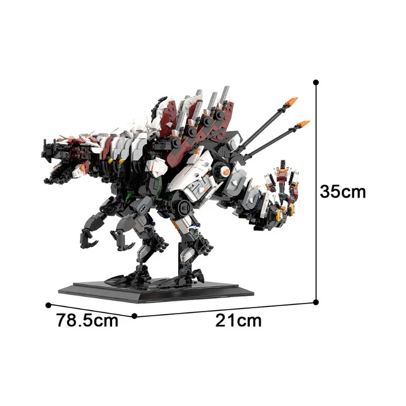 (Gobricks version) 3343PCS MOC-165616 Horizon Forbidden West Slaughterspine MOC - Image 4