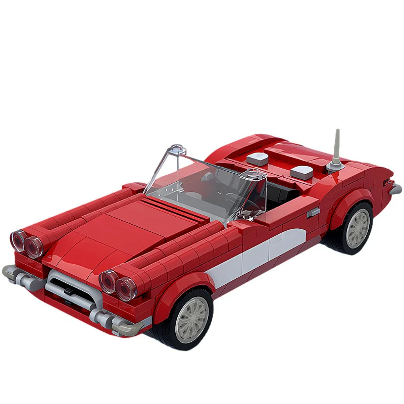 (Gobricks version) 335 pcs MOC-153390 MOCturnal Mini Icons Corvette C1 - Image 2